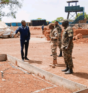 Soldats togolais en mission sécuritaire