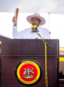 Faure Gnassingbé et Yoweri Museveni lors d’un entretien bilatéral