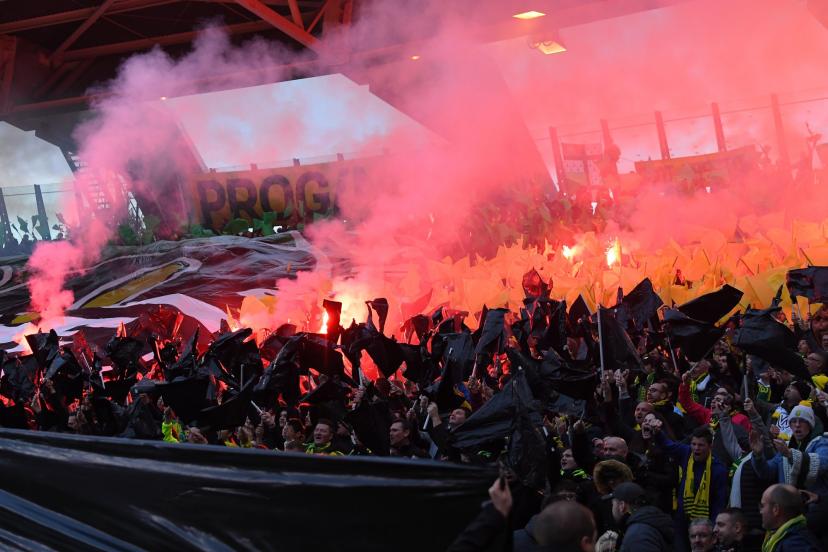Supporters de la Tribune Loire en 2019