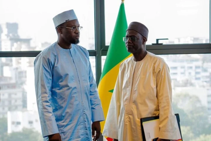 passation de service entre ousmane sonko et al aminou lo