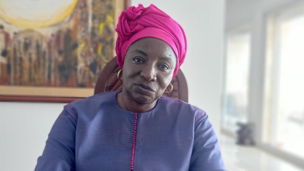 Aminata Touré, figure politique sénégalaise, lors d'un entretien à Dakar.