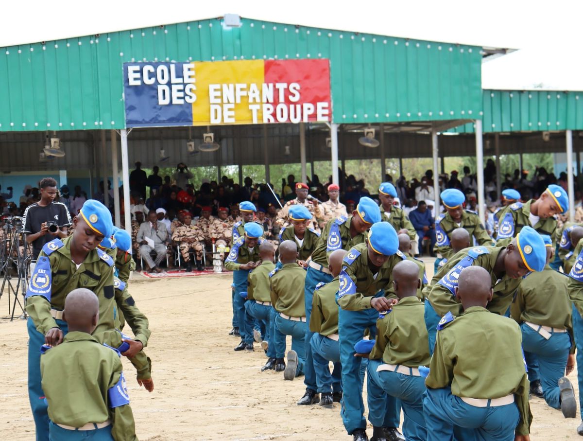 Cérémonie de remise des diplômes des Enfants de Troupe du GEMIA à N'Djamena