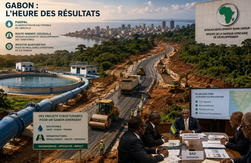 Vue aérienne de Libreville, capitale du Gabon