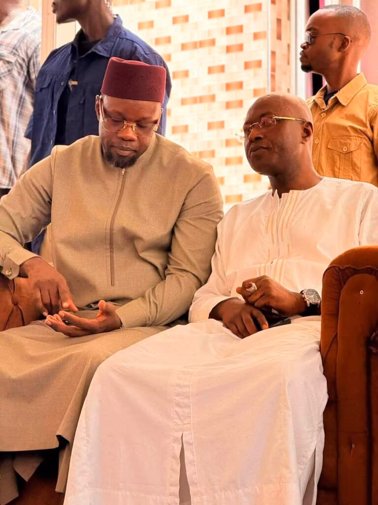 Rencontre entre Ousmane Sonko et la famille de Diamil Sané