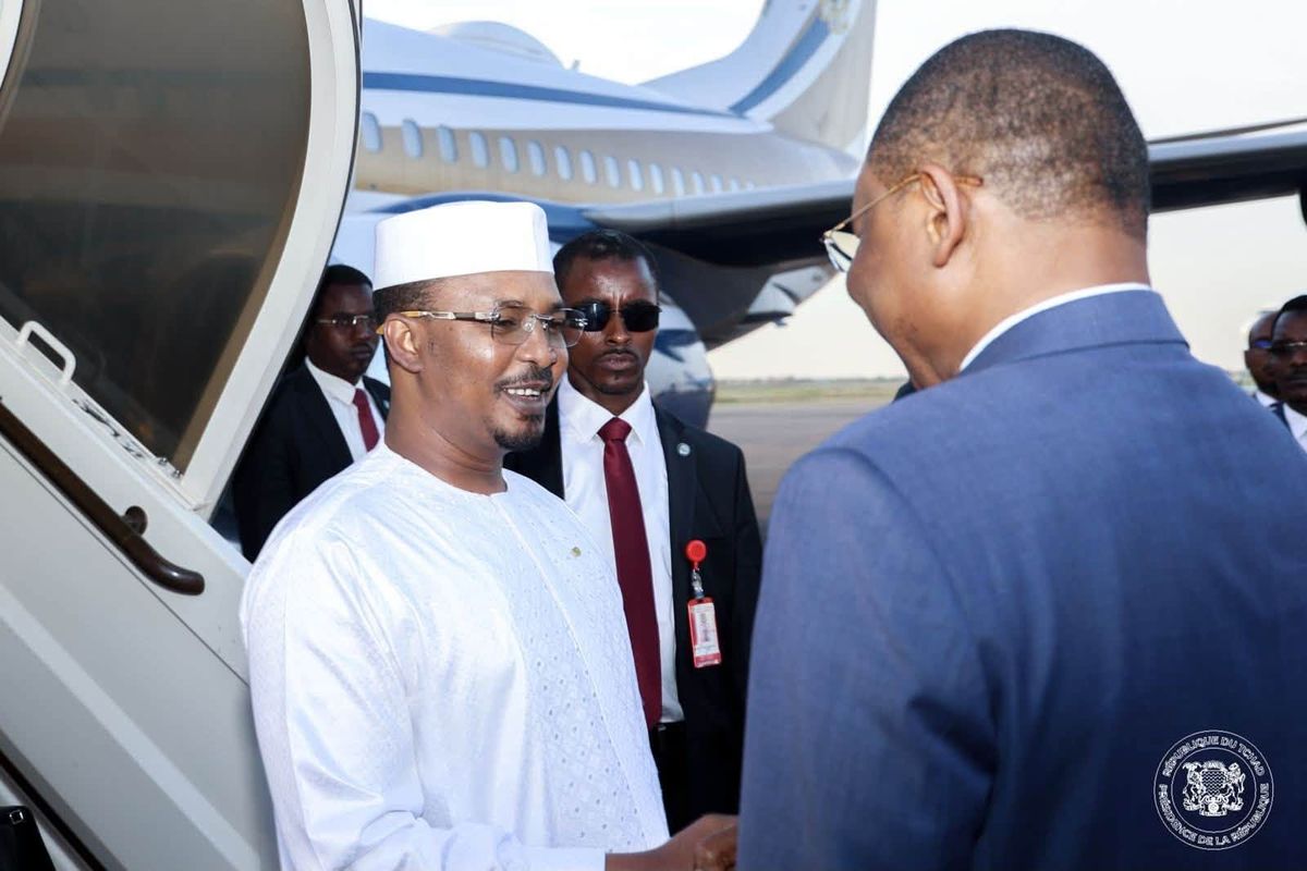 Mahamat Idriss Deby Itno à son retour de mission aux Émirats arabes unis