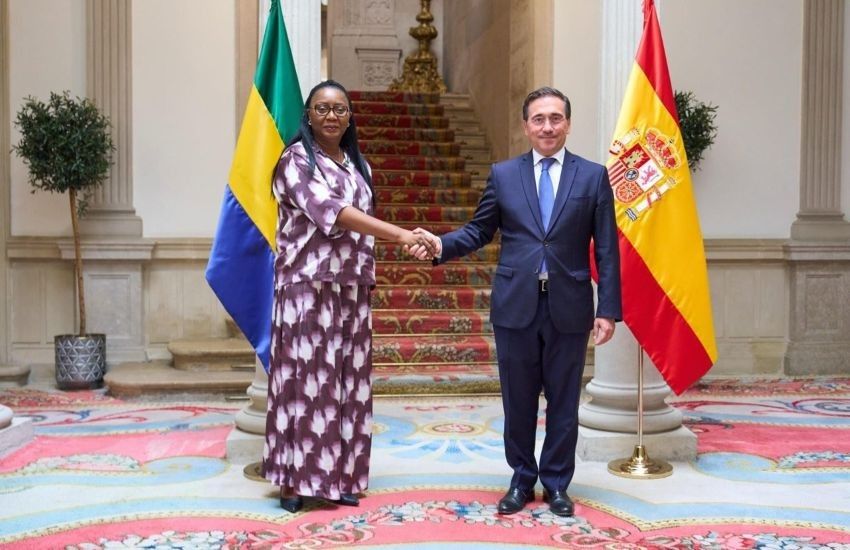 Rencontre diplomatique entre les ministres gabonais et espagnol à Madrid