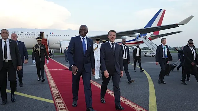 Portrait du président gabonais Brice Oligui Nguema lors d'un événement officiel