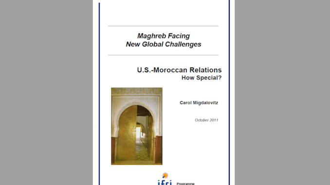Diplomates américains et marocains lors de négociations