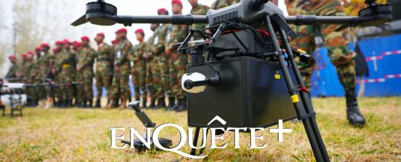 Drones militaires en opération