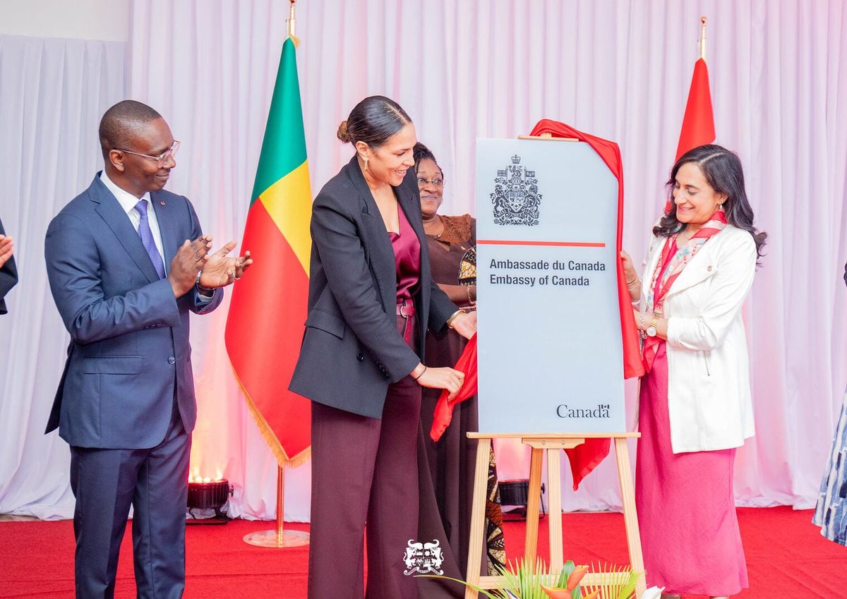 Cérémonie d’inauguration de l’ambassade du Canada à Cotonou