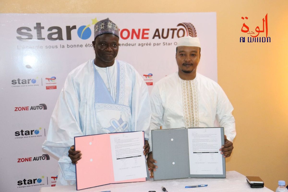 Partenariat Star Oil Tchad et Zone Auto pour des lubrifiants TotalEnergies de qualité