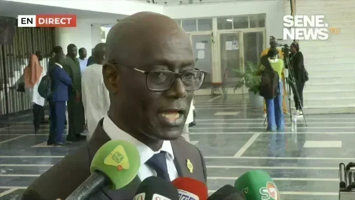 Thierno Alassane Sall lors d’une intervention parlementaire concernant Ousmane Sonko