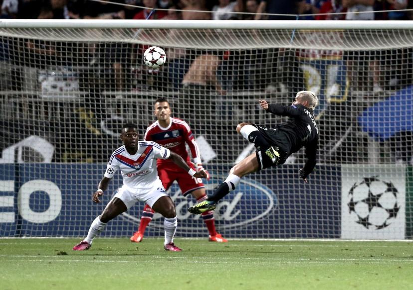 Antoine Griezmann avait ouvert le score face à l'OL en 2013.