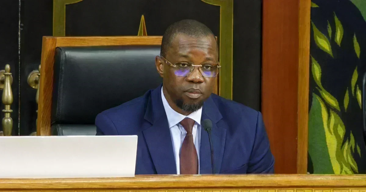 Séance à l'assemblée nationale Séance à l'assemblée nationale avec Ousmane Sonko