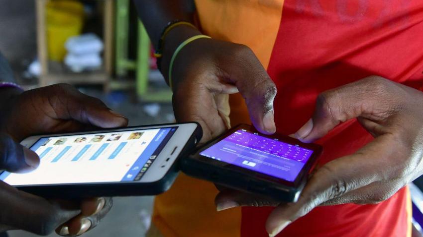 Illustration des réseaux sociaux sur smartphone